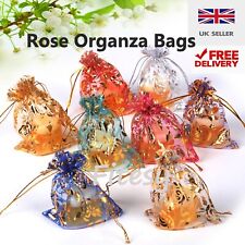 Rose organza bags for sale  UK