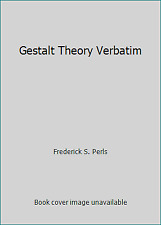 Gestalt theory verbatim for sale  Aurora