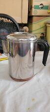Vintage Revere Ware Coffee Percolator Pot Copper Clad Bottom No Glass On Top for sale  Shipping to South Africa