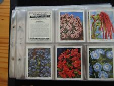 cigarette cards garden flowers for sale  MELTON MOWBRAY