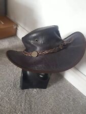 Barmah leather hat for sale  GREENFORD