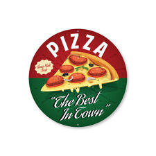 Placa de metal Best Pizza In Town, usado comprar usado  Enviando para Brazil