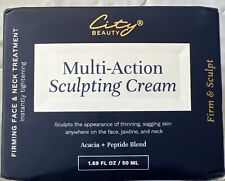 City Beauty Multi-Action Sculpting Cream 1.69 FL OZ / 50 ML New Cracked Cap for sale  Shipping to South Africa