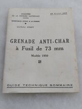 Guide technique grenade d'occasion  Cossé-le-Vivien