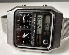 Relógio masculino vintage CITIZEN ANA-DIGI TEMP 8980-084241 TA 30-5031 colecionável comprar usado  Enviando para Brazil
