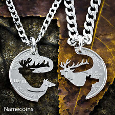 Elk couples necklaces for sale  Branson