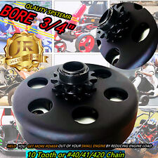 Go Kart Clutch 3/4 5/8 1 in Bore10T 11T 12T 14 Tooth For #35/40/41/420 chain-PRO for sale  Shipping to South Africa