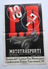 Volantino pubblicitario mototr usato  Milano