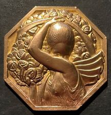 Médaille bronze octogonale d'occasion  Fontainebleau