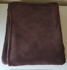 chocolate brown throw for sale  BRISTOL
