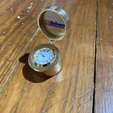 Hamilton brass clock for sale  Hudson