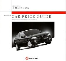 Vauxhall 1998 price for sale  PRENTON