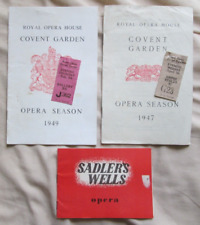 Opera theatre programmes for sale  SHEFFIELD