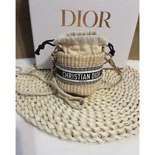 Usado, Mini Christian Dior Beauty Pequeña Bolsa con Cuerdo Trenzado Co segunda mano  Embacar hacia Argentina