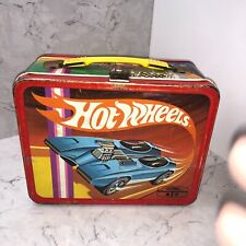 1969 Thermos Hot Wheels Mattel King Seeley Kids lancheira de metal somente sem garrafa térmica comprar usado  Enviando para Brazil