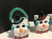 Vtg ceramic snowman for sale  Louisville