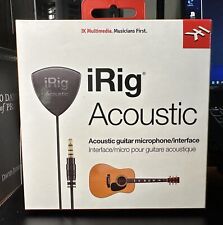 IK Multimedia iRig Acústico - Micrófono de pastilla móvil para guitarra - ¡Literalmente usado una vez! segunda mano  Embacar hacia Mexico