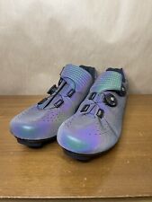 Usado, Zapatos de ciclismo iridiscentes Speed Road para hombre bicicleta zapatillas botines talla 46 segunda mano  Embacar hacia Argentina