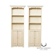 pair bookcases white for sale  Hatfield