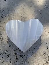 Selenite carved heart for sale  Summerville