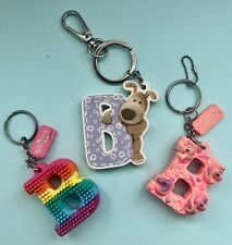 Letter initial keyrings for sale  NORMANTON