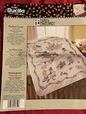 Bucilla Mary Engelbreit Crib Cover 34"x43" Stamped Cross Stitch Kit #45359 Used for sale  Cincinnati