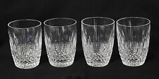 4 Waterford Crystal Colleen Whiskey Tumbler Glasses 3 1/2" 5oz Ireland Vintage for sale  Shipping to South Africa