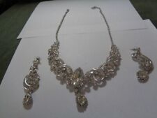 Set crystal necklace for sale  Willowbrook