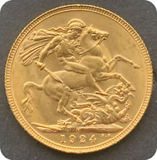 1924 gold sovereign for sale  UK
