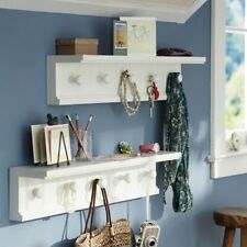Used, Pottery Barn Teen Beadboard Peg Floating Shelves White 30" L 5.5" Deep 6" H  NIB for sale  Shipping to South Africa