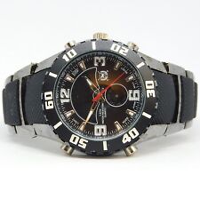 Relógio masculino digital analógico quartzo tom preto tamanho. Bateria nova 7 3/4" comprar usado  Enviando para Brazil