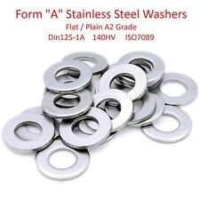 M14 M16 M18 M20 M22 M24 M27 M30 Form A Stainless Steel Flat Plain Washers DIN125 for sale  Shipping to South Africa