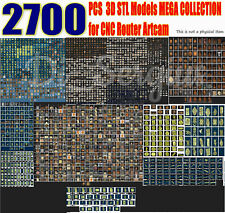 2700pcs 3D Modelo Stl Coleção Decoração Foto ícone do animal para Aspire ARTCAM Cnc comprar usado  Enviando para Brazil