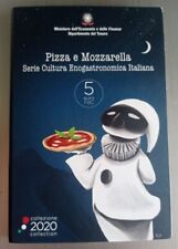 Moneta 2020 ITALIA 5 Euro PIZZA E MOZZARELLA FDC IPZS - Cultura Enogastronomica , usato usato  Roma