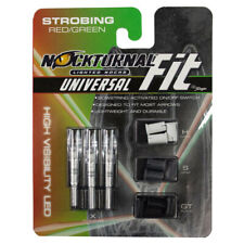 Used, Rage Nockturnal Fit Universal Lighted Nocks, 3 pack, Strobing Red Green for sale  Shipping to South Africa
