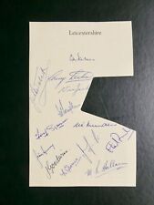 13x Leicestershire CCC Krykiet podpisany arkusz drużyny na sprzedaż  Wysyłka do Poland