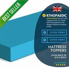 Extra Firm Super Firm Orthopaedic Blue Foam Mattress Topper - XFT26 for sale  Shipping to South Africa