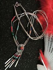 Used, NATIVE AMERICAN ESTATE Spondylus .925, STERLING SILVER 22" SPINY OYSTER NECKLACE for sale  Shipping to South Africa