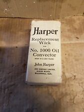  vintage wick type Harper No. 1000 Oil Convector heater Replacement Wick  for sale  Shipping to Ireland