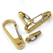 Brass carabiner clip for sale  Shipping to Ireland