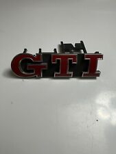 Volkswagen GTI 2003 20º Aniversário Grelha Frontal GTI Emblema Emblema Vermelho MK4 OEM comprar usado  Enviando para Brazil