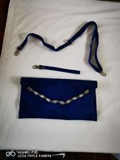 Cobalt blue suede for sale  NEWCASTLE UPON TYNE