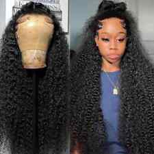 Used, Deep Wave 13x6 Hd Lace Frontal Wig Curly Human Hair Wig 360 Full Lace Wigs for sale  Shipping to South Africa