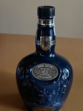 Botella de porcelana Chivas Regal Spode Royal Salute 21 whisky escocés azul zafiro segunda mano  Embacar hacia Argentina