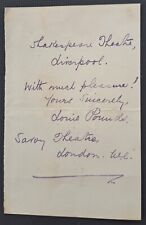 1900s autograph signature for sale  STROUD