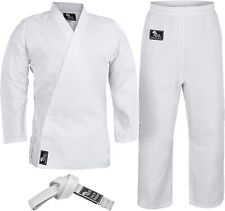 Used, Hawk Sports Lightweight Student Karate Gi Martial Arts Uniform w/Belt, 4 - White for sale  Shipping to South Africa