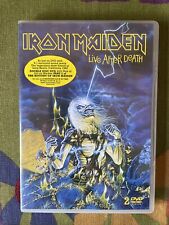 IRON MAIDEN: LIVE AFTER DEATH / DVD / 2 conjuntos de discos região livre + inserção comprar usado  Enviando para Brazil