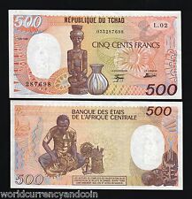 Chad 500 francs d'occasion  Expédié en Belgium