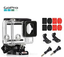 Genuino GoPro Hero4 Hero3 3+ carcasa impermeable + soportes adhesivos + ganchos J  segunda mano  Embacar hacia Argentina