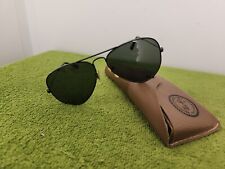 ÓCULOS DE SOL AVIADOR RAY-BAN VINTAGE + estojo original ARMAÇÃO PRETA lentes escuras comprar usado  Enviando para Brazil